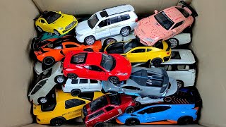 BOX FULL OF Model Cars Honda Civic Bugatti Divo McLaren 650s Audi Rs7 Ford Raptor Ferrari sf90 [upl. by Sheelagh]