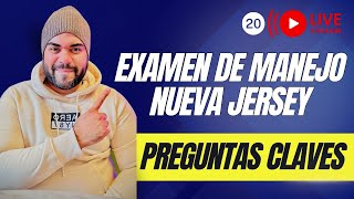 EXAMEN TEORICO DE MANEJO NEW JERSEY 2024 I Aprobarás con estas preguntas 20 [upl. by Ok]