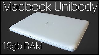 Macbook 13inch Unibody White 16gb Ram Mid 2010 [upl. by Albric]