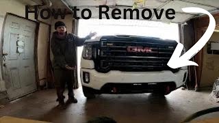 20202024 GMC Sierra front bumper removal [upl. by Christoper]