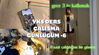 YKS DERS ÇALIŞMA GÜNLÜĞÜM  6  sizlerle sohbet ve ders çalışma vlogu  yks2024 [upl. by Gentilis]