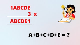 Gauss contest grade 7 question  1ABCDE x 3  ABCDE1 [upl. by Okwu]