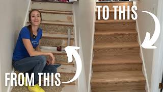 How to Install Retrofit StairtreadsStaircaps [upl. by Yellas]