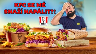 Letní KFC novinky a Veselý příběh o tom JAK SE MĚ KFC SNAŽILO NAPÁLIT [upl. by Nirrol686]