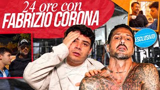 LAVORARE 24 ore con FABRIZIO CORONA tra i soldi e la libertà dopo il carcere  Giorno di Prova [upl. by Ydnahs]