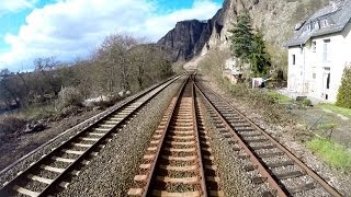 DB Bahn  Führerstandsmitfahrt Nr 35  Von Mainz Hbf nach Kirn  BR 628  GoPro [upl. by Dlared197]