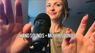 ASMR FAST amp “AGGRESSIVE” HAND SOUNDS amp DRY MOUTH SOUNDS [upl. by Hanad]