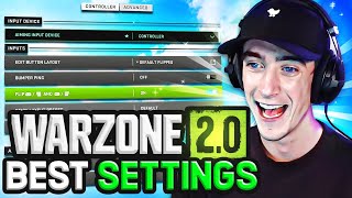 NEW BEST WARZONE 20 SETTINGS Best Console  PC Settings  Warzone 2 [upl. by Sihun953]