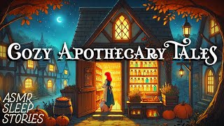 3 Hours of Cozy Apothecary Tales  Autumn Fantasy ASMR Bedtime Stories  Rain Sounds amp Fall Ambience [upl. by Charis]