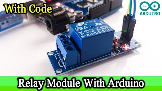 How to use 5v relay module  Arduino UNO with 5v relay module Code and circuit diagram [upl. by Zima739]