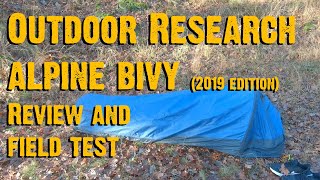 Outdoor Research Alpine Bivy review and field test  Video 42  In The Wild With Chris [upl. by Aihsoek]