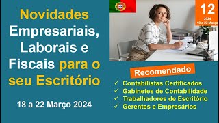 Resumo das Novidades Empresariais Laborais e Fiscais da semana para o seu escritório [upl. by Notterb]