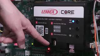 Lennox® CORE Unit Controller USB Operation [upl. by Coopersmith649]