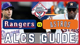 ALCS Preview Rangers vs Astros [upl. by Adnarrim994]