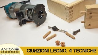 Come giuntare il legno 4 utili tecniche [upl. by Albertson97]