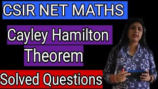 Cayley Hamilton theorem for Matrix NET Maths previous years solved question [upl. by Bobbie131]