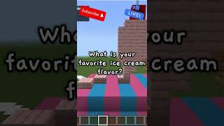 Minecraft but quotThe super duper cool ice cream shopquot minecraftgaming [upl. by Ellinet]