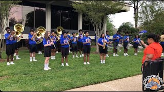 Belaire High quotRoyal Wavequot Marching Band  Wearin of the Green Parade 2024  Baton Rouge LA [upl. by Magill]