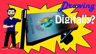 How I Draw Digitally  Episode 1 [upl. by Trinidad]