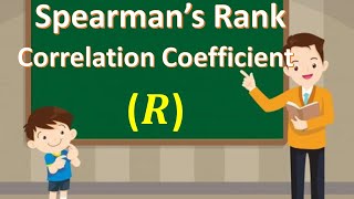 Spearman’s Rank correlation coefficient [upl. by Rodrique]