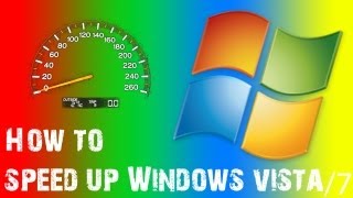 quotHOW TO Speed Up Windows 7 Vistaquot quotIncrease gaming fps and reduce lagquot quothigher gaming fpsquot [upl. by Odraner]