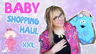 XXL Baby Haul  Meine Baby Erstausstattung an Kleidung [upl. by Leuqram632]