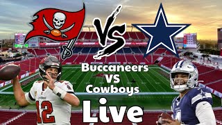 Buccaneers vs Cowboys Live  Play by Play [upl. by Huntley769]