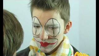 Kinderschminken Clown schminken [upl. by Svend]