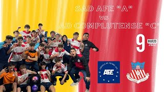 SAD AFE A vs AD Complutense C  J19 Autonómica Cadete G3  1a Parte [upl. by Noelle]