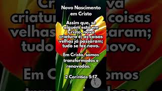 Novo Nascimento em Cristo 🌱💫 2 Coríntios 517 [upl. by Shandee93]