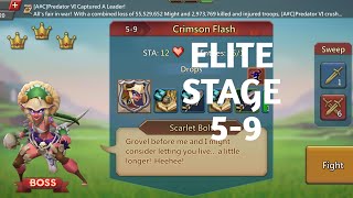 Lords mobile Elite stage 59 f2pCrimson flash Elite stage 59 [upl. by Aneram]