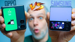 Quel est LE MEILLEUR SMARTPHONE PLIANT  Samsung Galaxy Z Flip 4 VS OPPO Find N2 Flip [upl. by Davide891]