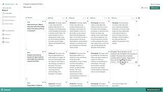 Create a Grid Rubric [upl. by Kylstra760]