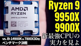 新・最速CPU登場！AMD Ryzen 9 9950X9900Xを最速評価【Core i914900Kとガチ性能比較】 [upl. by Acinoreb26]