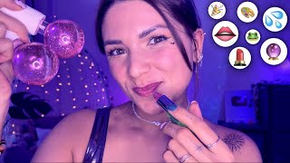 ASMR Emoji Challenge 4  Mouth Sounds Bubbly Water Brushing  Personal Attention GermanDeutsch [upl. by Roche]