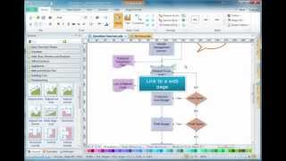 Add hyperlink to shapes  EdrawMax [upl. by Scheer212]