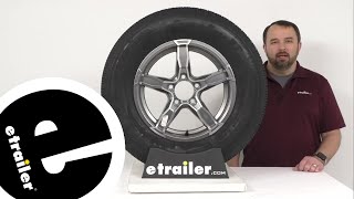 etrailer  Feature Breakdown Castle Rock ST20575R15 Radial Tire w 15quot Liger Aluminum Wheel [upl. by Suoirtemed]