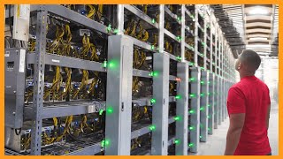 Inside a Billion Dollar Bitcoin Mining Farm [upl. by Atsilac]