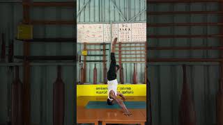 Traditional exercise yoga asanas headstand niralamba sirsasana [upl. by Bogusz181]