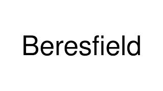 How to Pronounce Beresfield Australia [upl. by Asilav671]