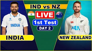 Live IND Vs NZ Test Match Score  Live Cricket Match Today  IND vs NZ live 1st innings last 5 ove [upl. by Salter]