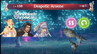 Xenoblade Despotic Arsene DE Boss Fight [upl. by Seroled]