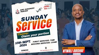 Sunday Second Service 15th September 2024  with NTWALI Abishai [upl. by Heisel]