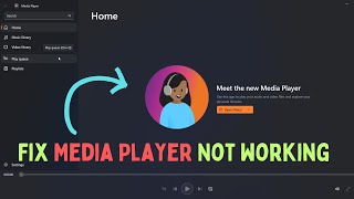 How to Fix Media Player Not Working in Windows 11 [upl. by Glorianna406]