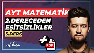 İkinci Dereceden Eşitsizlikler Konu Anlatımı  3  AYT Matematik [upl. by Ertemed]