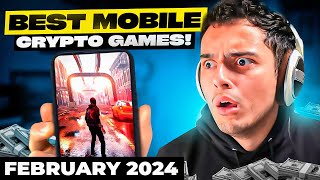 10 BEST Mobile Play To Earn Crypto Games February 2024 Android amp iOS [upl. by Nhepets]