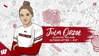 Signing Day  Wisconsin Volleyball Class of 2021  Julia Orzoł [upl. by Petromilli541]