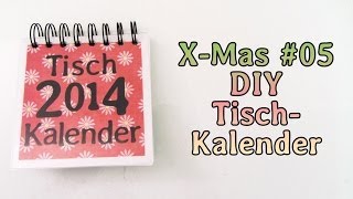 XMas 05 DIY Tischkalender 2014  Geschenk Tipp [upl. by Akirej]