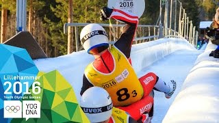 Luge Team Relay  Germany win gold  Lillehammer 2016 Youth Olympic Games [upl. by Riabuz938]