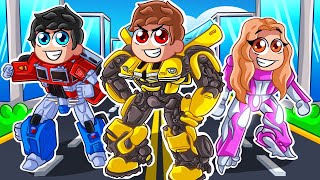 Nos Convertimos en TRANSFORMERS en Roblox [upl. by Eiramassenav]